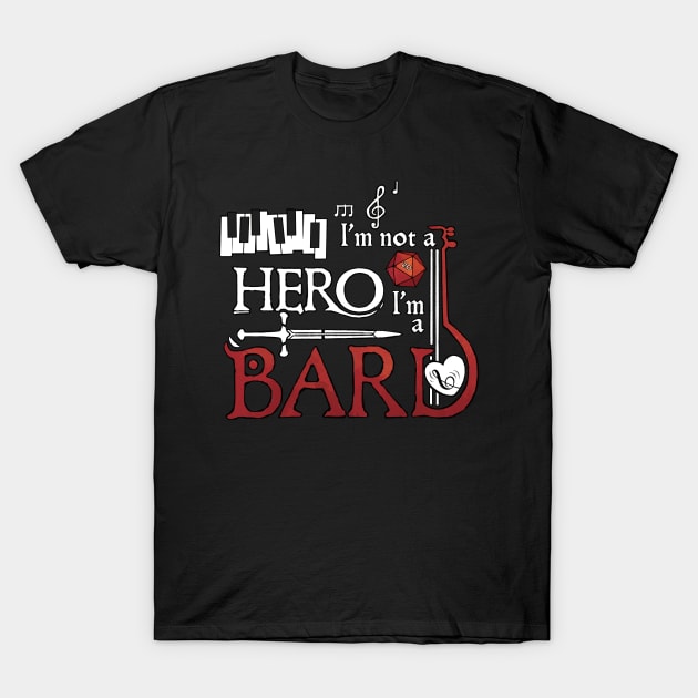 DnD bard | Dungeons and Dragons T-Shirt by keyvei